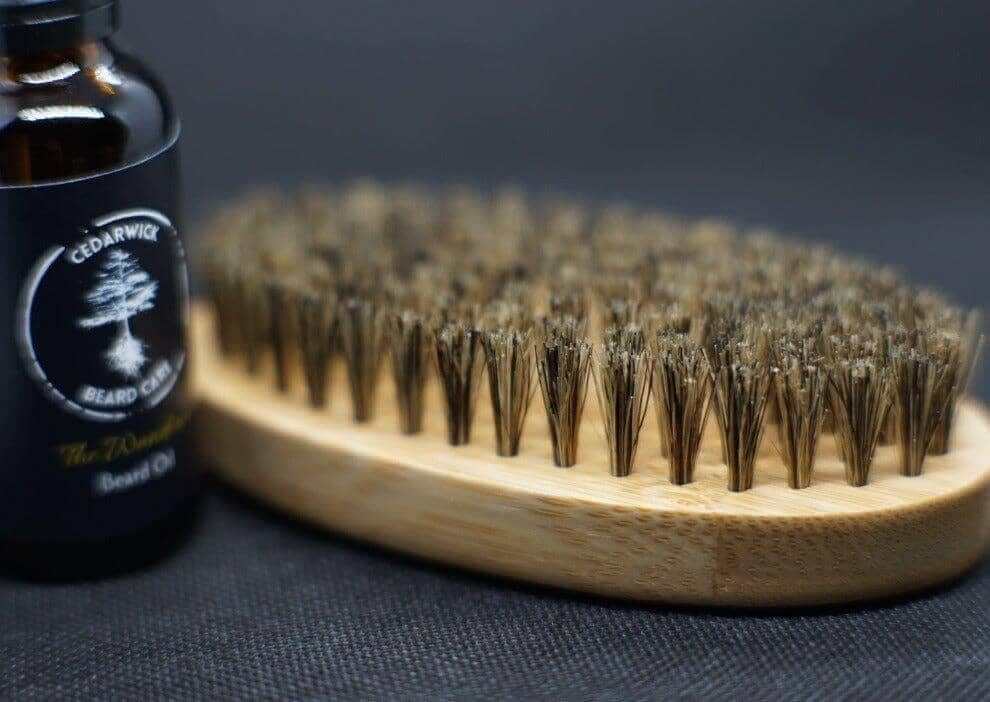 Wooden Boar Bristle Brush